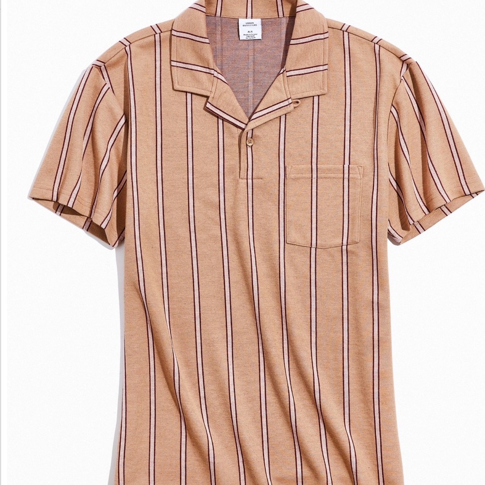 Urban Outfitters Striped Polo Shirt